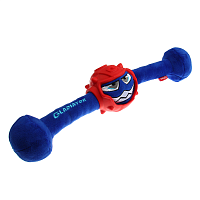 Игрушка для собак "Гладиатор" в резиновом шлеме-гантеля с пищалкой (GiGwi)