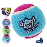 Игрушка для собак Мяч с пищалкой 8 см (GiGwi)