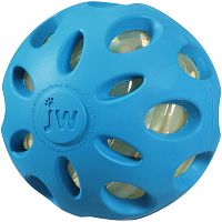 Игрушка для собак Мяч сетчатый, хрустящий, резина, большой (JW)